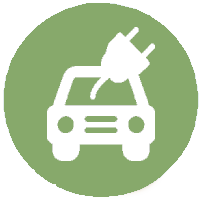 simbolo auto elettrica